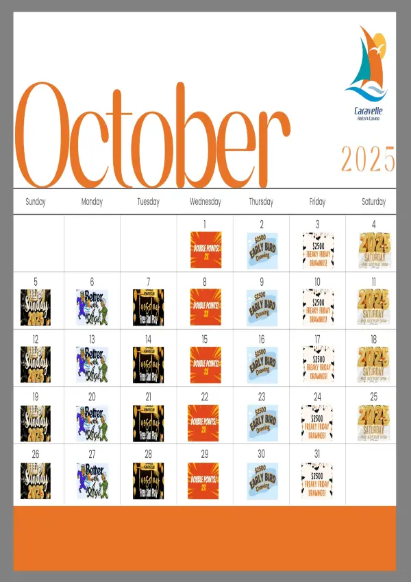 July Events at Caravelle Casino