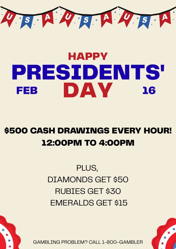Happy Presidents Day in February